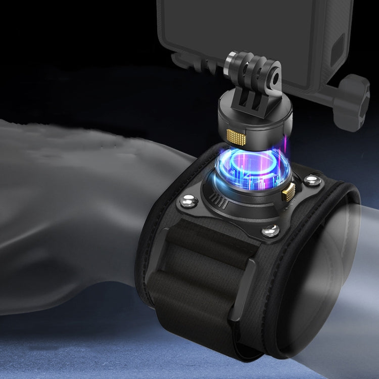 Universal Magnetic Quick-release Wrist Strap Mount for Sports Cameras, Standard Model, With Phone Clip